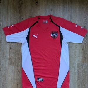 Vintage Austria (österreich) National Soccer Jersey Home 2004 - Puma - Size M -